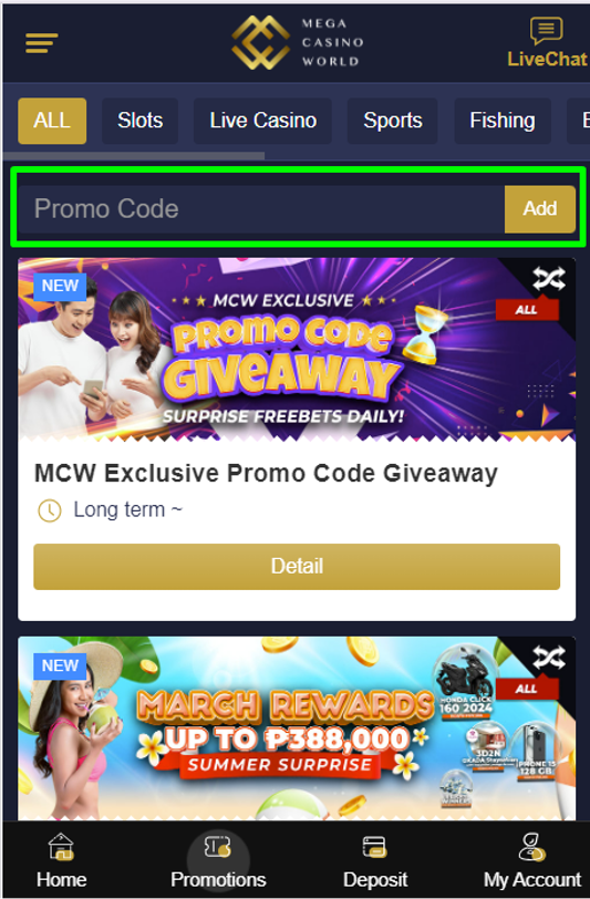 How to Claim Promo Code?